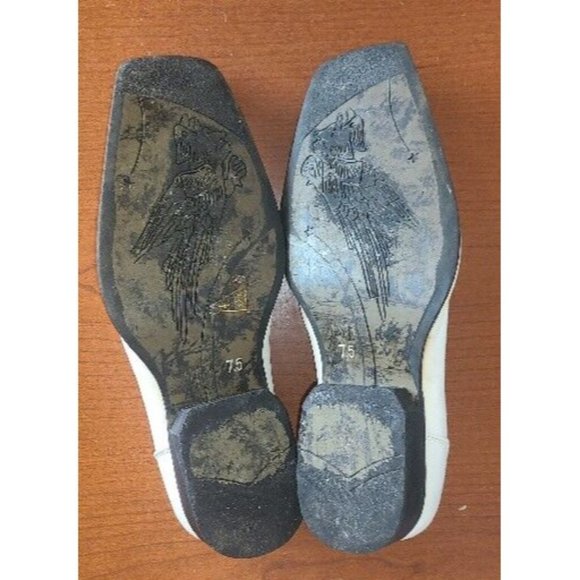 Majestic Collection Shoes Men's Size 7.5 White Casual Loafers  Leather - Picture 7 of 8